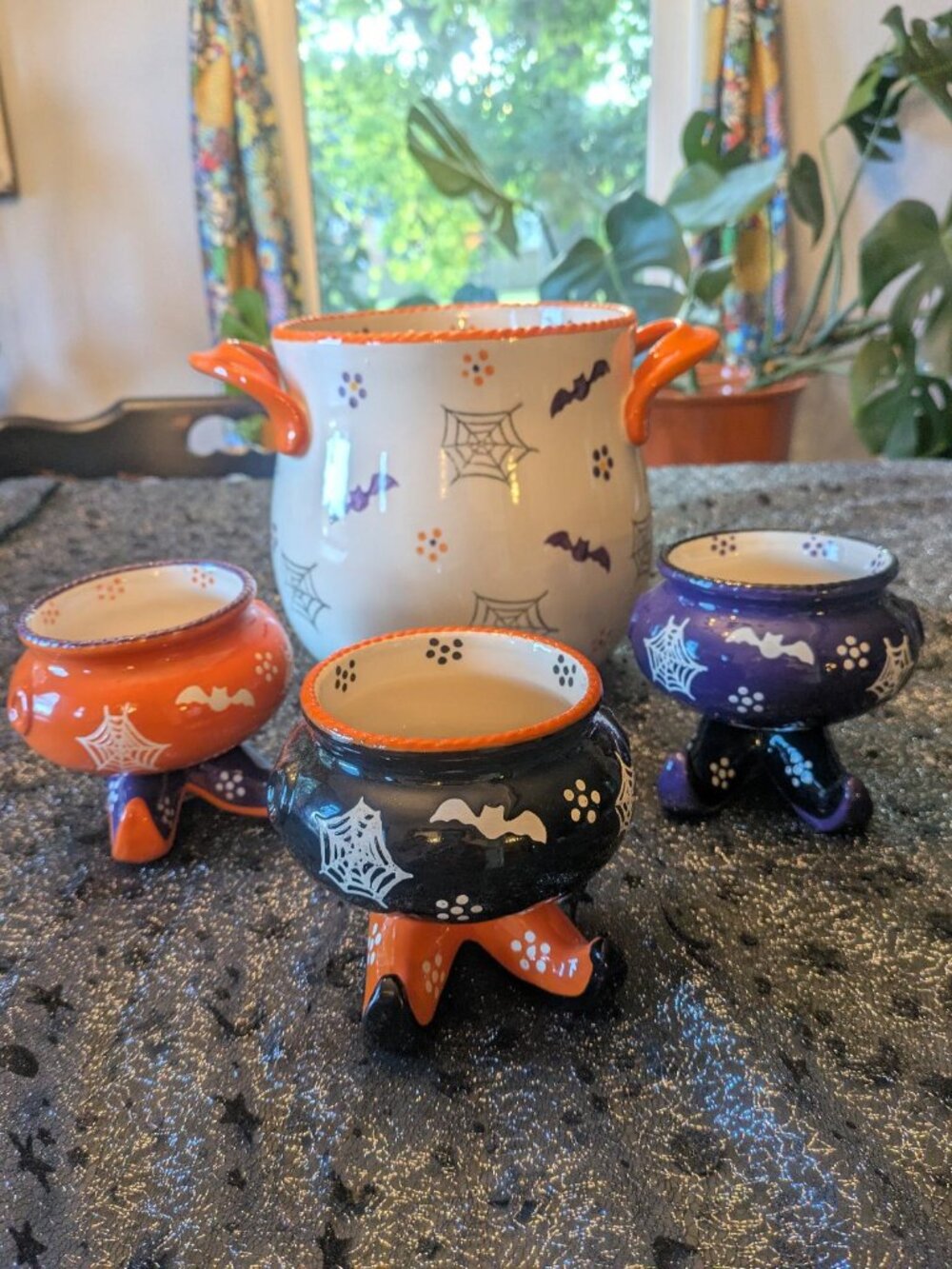 Ceramic Halloween Pots by Temptations